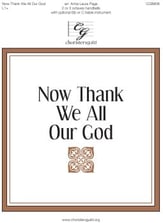 Now Thank We All Our God / NUN DANKET Handbell sheet music cover